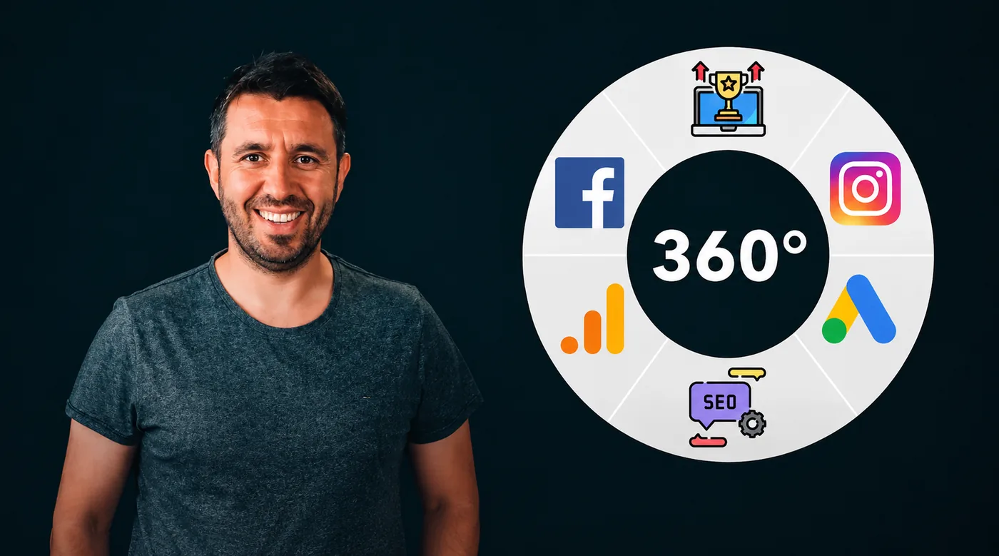 360° Dijital Pazarlama Eğitimi tanıtım görseli